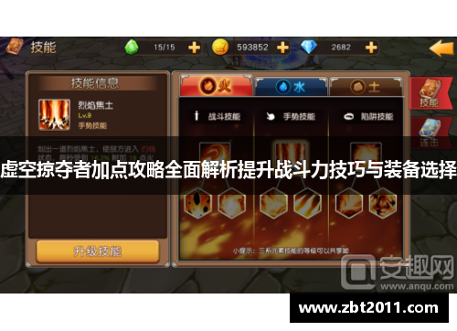 虚空掠夺者加点攻略全面解析提升战斗力技巧与装备选择